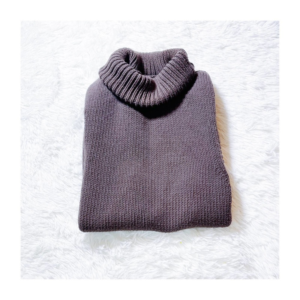 Michael Kors Brown Sleeveless Knit Turtleneck SZM